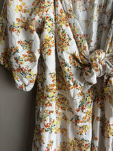 Load image into Gallery viewer, City Chic Yellow Ditsy Floral Dress (M 18-20)
