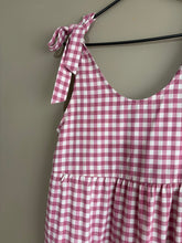 Load image into Gallery viewer, Addison Pink Breastfeeding Gingham Dress (10)
