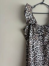 Load image into Gallery viewer, Sussan Leopard Ruffle Midi Slip Dress (14-16)
