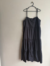 Load image into Gallery viewer, Black Tiered Midi Dress (16)
