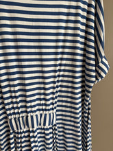 Load image into Gallery viewer, Lincoln St Blue Striped Dress (16)
