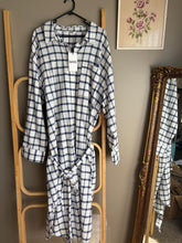 Load image into Gallery viewer, Sass Check Midi Shirt Dress (18) BNWT
