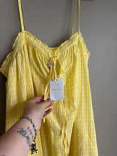 Load image into Gallery viewer, Steele Yellow Check Dress (L 14-16)
