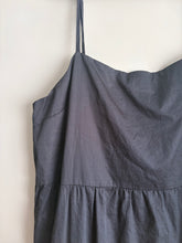 Load image into Gallery viewer, Black Tiered Midi Dress (16)
