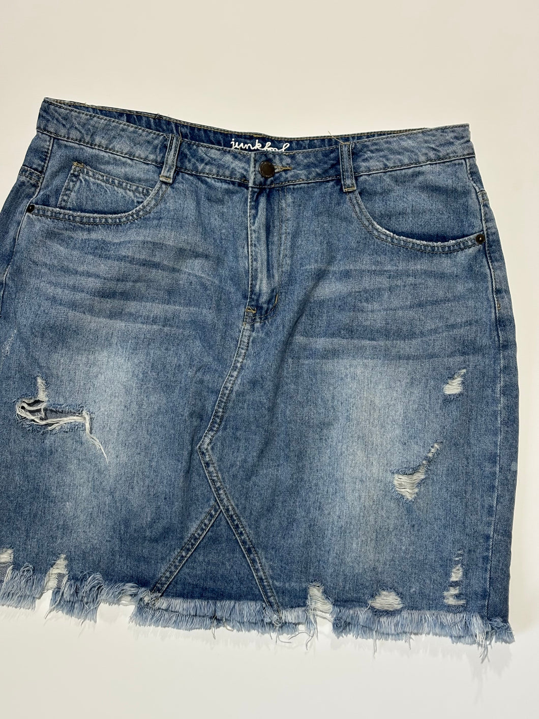 Junkfood Denim Skirt (XL 12-14)