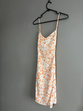 Load image into Gallery viewer, Lola May Orange Floral Mini Dress (8-10)
