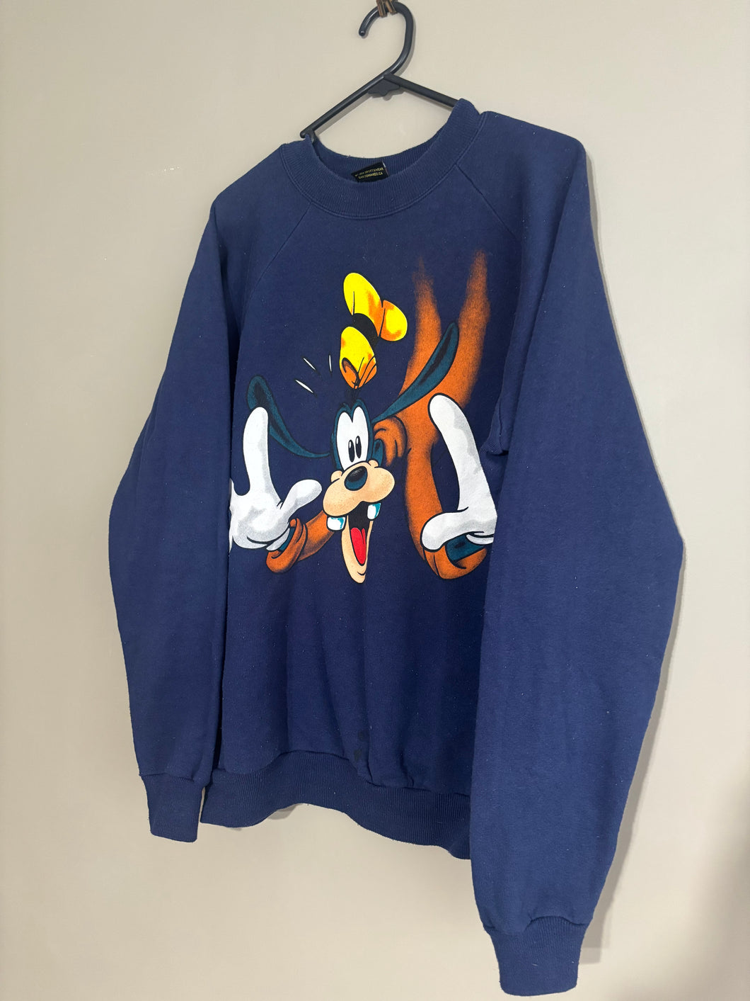 Vintage Navy Goofy Crew (10-small 16)