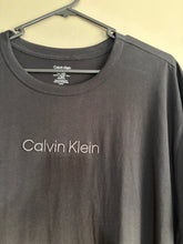 Load image into Gallery viewer, Calvin Klein Black Embroidered Tee (XL)
