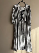 Load image into Gallery viewer, Boho Australia Gingham Dress (L)
