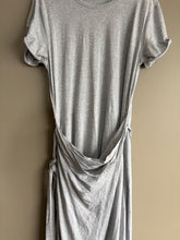 Load image into Gallery viewer, Country Road Grey Faux Wrap Dress (L)
