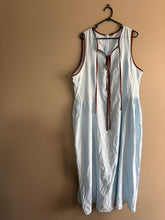 Load image into Gallery viewer, Unbranded Blue/Brown Maxi Dress (14-16)
