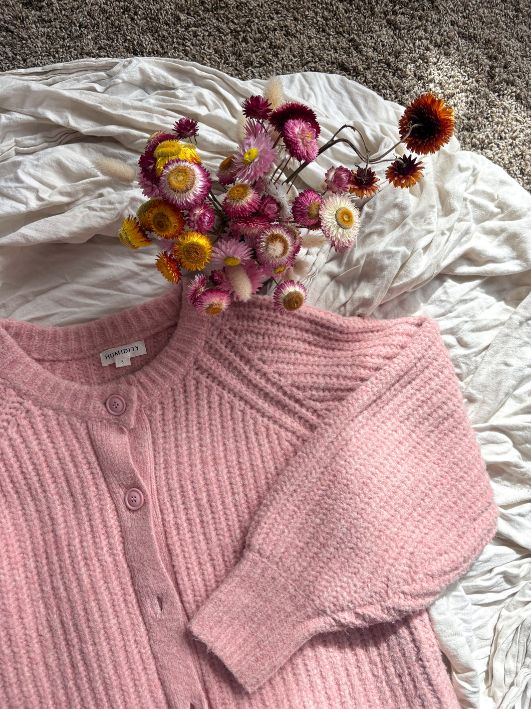 Humidity Candyfloss Pink Knit (S 8-12)