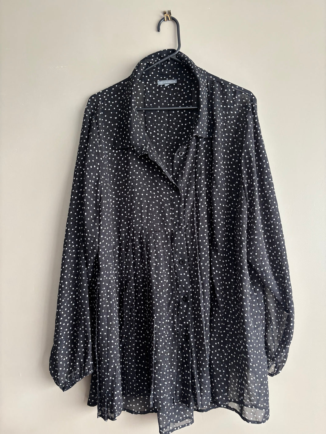 Cocobelle Polkadot Blouse (2XL)
