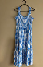Load image into Gallery viewer, Addison Blue Gingham Non Breastfeeding Dress (10)
