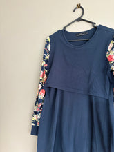Load image into Gallery viewer, Addison Floral Long Sleeve Breastfeeding Dress (12)
