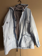 Load image into Gallery viewer, Out of the Blue Gingham Blue Anorak Jacket (XL 16-22)
