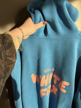 Load image into Gallery viewer, White Fox Blue Hoodie (L/XL)
