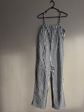 Load image into Gallery viewer, Factory Black White Stripe Pantsuit  (8-10)
