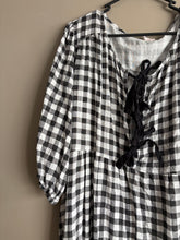 Load image into Gallery viewer, Boho Australia Gingham Dress (L)

