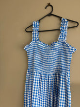 Load image into Gallery viewer, Addison Blue Gingham Non Breastfeeding Dress (10)
