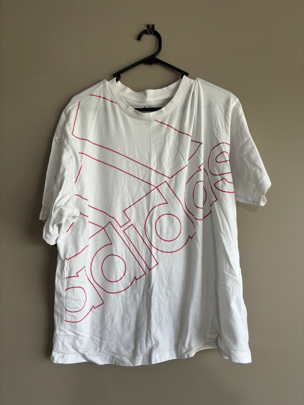 Adidas White Tee (S/M)
