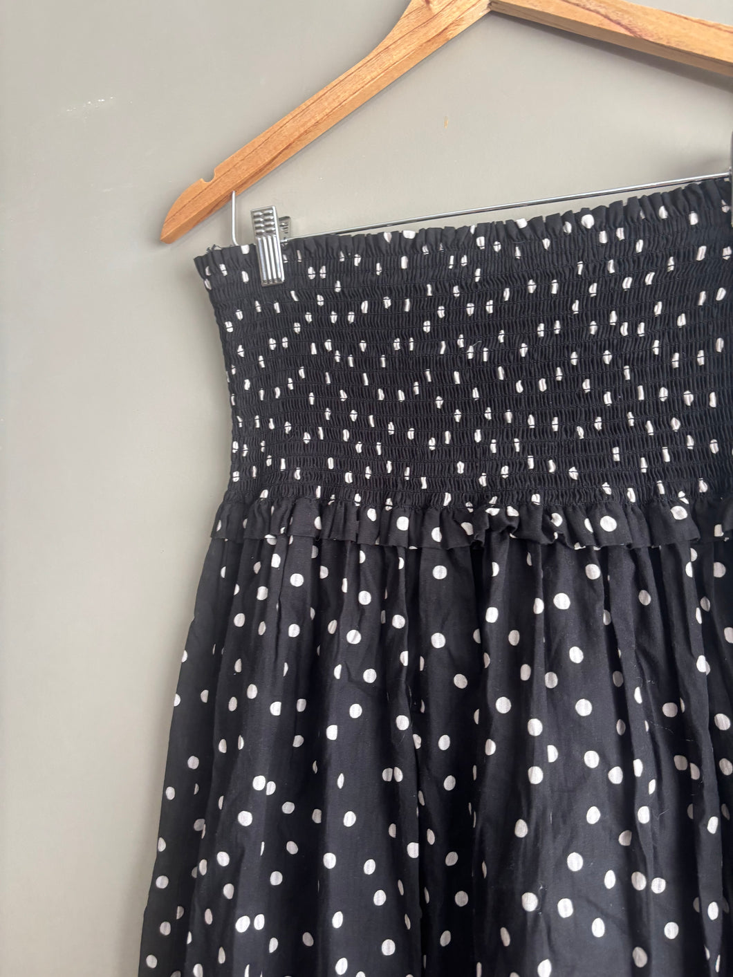 Stella & Gemma Black Polka Dot Skirt (10)