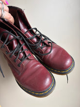 Load image into Gallery viewer, Dr Martens Cherry Red Boots (8W)
