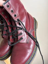 Load image into Gallery viewer, Dr Martens Cherry Red Boots (8W)
