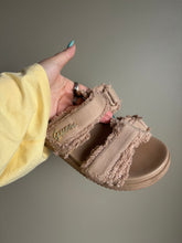 Load image into Gallery viewer, Guess Denim Frayed Slides (8)
